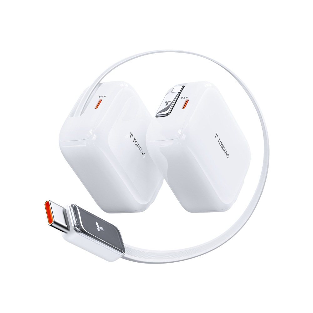 iPhone 17 快充充電器怎麼選?PD快充充電器推薦【2026最新】 3 TORRAS FlexLine 67W 伸縮線PD快充充電器