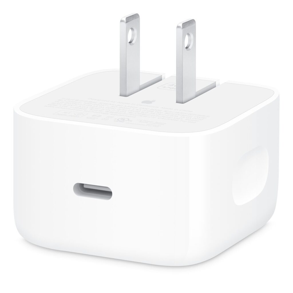 iPhone 17 快充充電器怎麼選?PD快充充電器推薦【2026最新】 2 APPLE 40W 動態電源轉接器