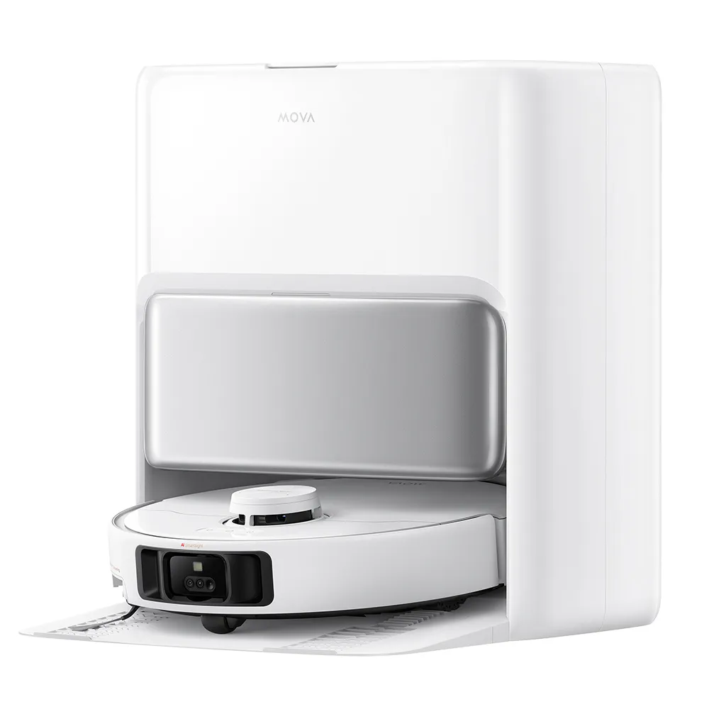 2025掃地機器人推薦:PTT、Dcard熱議!精選9款平價到旗艦選購攻略 9 MOVA P50 Pro Ultra 智慧AI濕拖掃地機