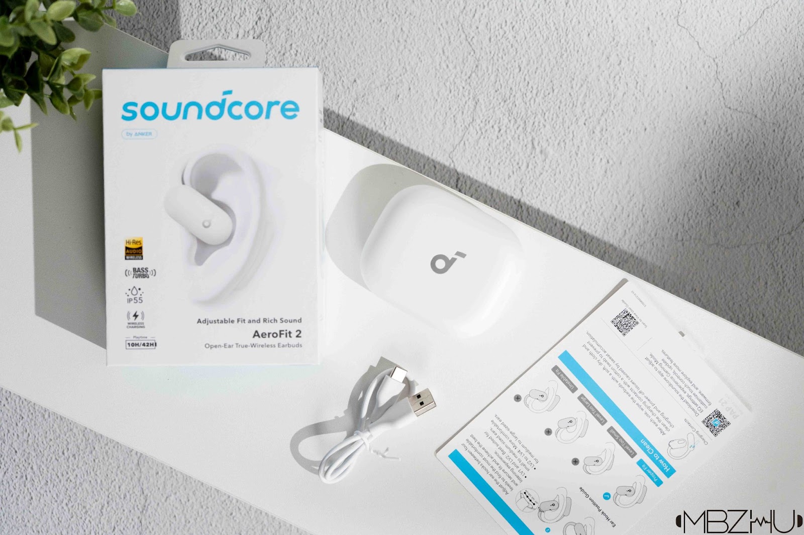 soundcore AeroFit2開箱評測:AI 翻譯、Hi-Res 音質與極致舒適,新世代開放式耳機首選! 2 soundcore AeroFit 2 內容物