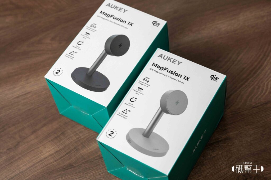 AUKEY MC111 Qi2 25W 磁吸無線充電器 外包裝