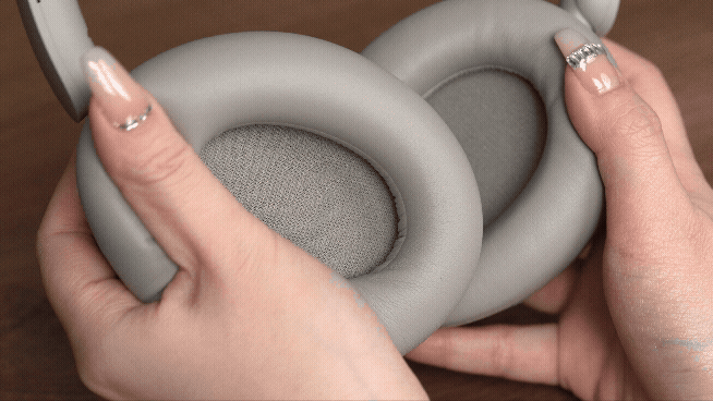 QCY H3S耳罩式耳機 耳罩泡棉回彈